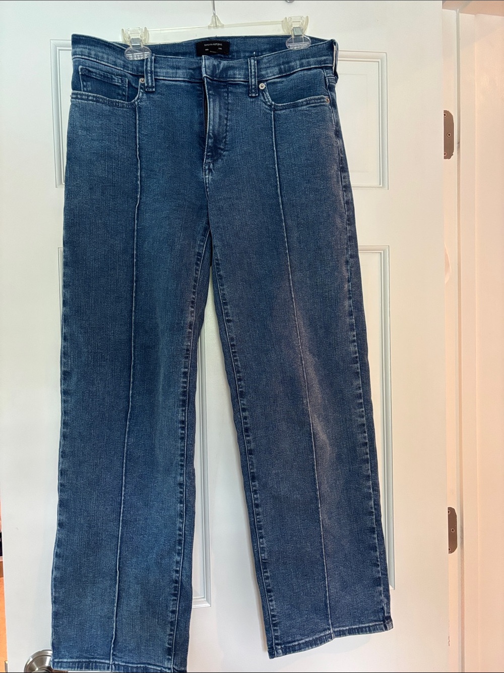Banana Republic Women's Dark Blue Straight-Leg Jeans Size 6 Waist 28